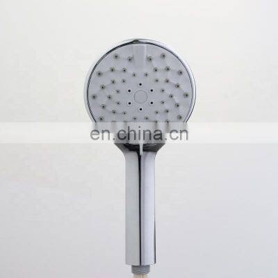 Hot Sale 3 Function ABS New Chrome Plastic 3D Face Design Cheap High Pressure Rainfall Hand Held Shower Head With Spray Gun