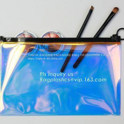 PVC Beauty Cosmetic Bag Pouch,Makeup Bag Tsa Toiletry Bag Pvc Cosmetic Pouch,Fashion Ladies Travel Bags PVC Makeup Bag Package photo-5