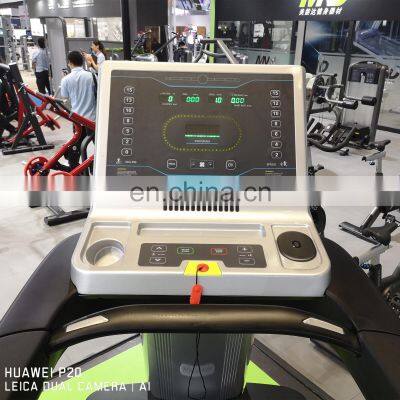 2021 Fitness Sport New Design Power Treadmill 3hp Shock Absorbing LED Screen Running Machine Cardio Fitness Equipment