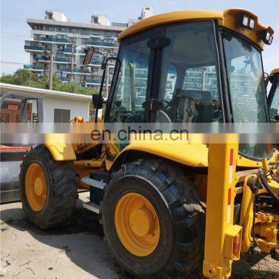 Original used backhoe loader JCB 4cx , UK retro loader 4cx cheap price