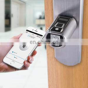 WE.LOCK New Design Smart Security Ttlock Wifi Control Fingerprint Door Handle Lock photo-4