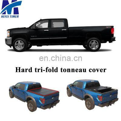 Trunk Topper Hard-Tri Folding Pickup Tonneau Cover for Ford Ranger CD XLS 2013+ /T6 Double 2006+ Custom Canopy Tonneau Cover photo-3