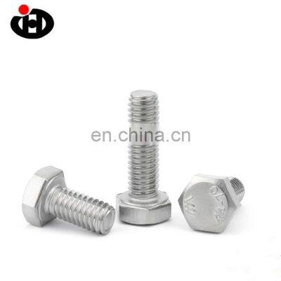 Hot Sale ISO 9001 Hardware Fastener DIN933 Stainless Steel SS316 Bolt can be customized for furniture assembly parts