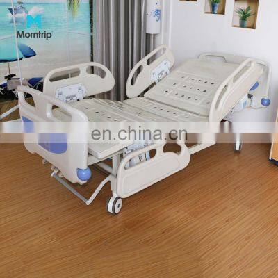 Adjustable 3 Function Good Quality Hot Sale Factory Price Manual Hospital Bed Medical With Three Cranks for Sale photo-2