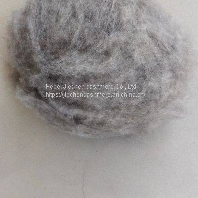 factory price white dehaired mohair in stock for 19micron and 22mm mohair