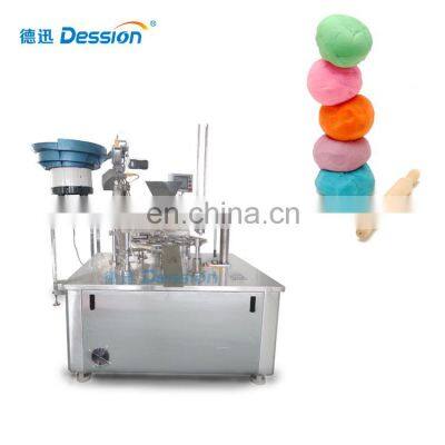 Play Dough Cups Filling And Packing Machine Play Dough Cup Sealing Machine