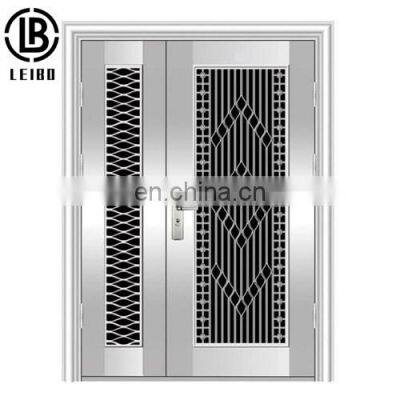 stainless steel door design metal main gate door with best price for high style environments