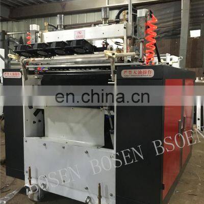 Super High Speed 440 Pcs per Line per Minute Hot Sealing Hot Cutting Poly Plastic T-shirt Shopping Nylon Bag Making Machine photo-5