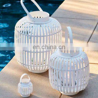 High Quality Bamboo Lantern Grass Candle Holder Decoration Candle Jar Cheap in Bulk European Style Vietnam Supplier photo-2