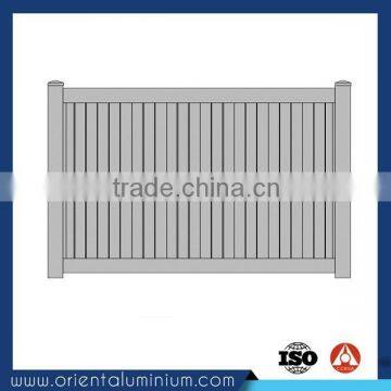 wood color aluminum fencing wooden garden fence panels