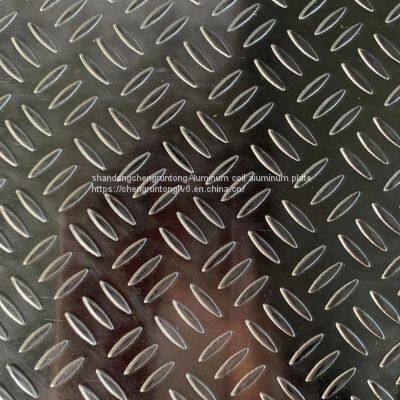 Five rib pattern plate orange peel embossed aluminum roll embossed aluminum tile manufacturers can do heat preservation external pressure protection bending covered kraft paper color coating thickness 0.3mm-10mm specifications complete processing custom