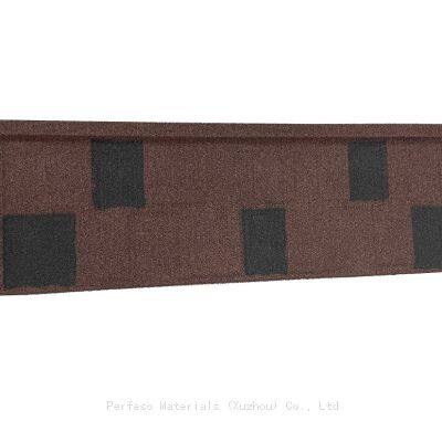 PERFESO Stone Coated Steel Roof Tile 0.35 0.4 0.45 mm Metal Roofing Sheet Nosen Style 10+ Colors photo-4