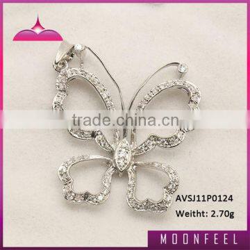 925 sterling silver butterfly necklace pendant