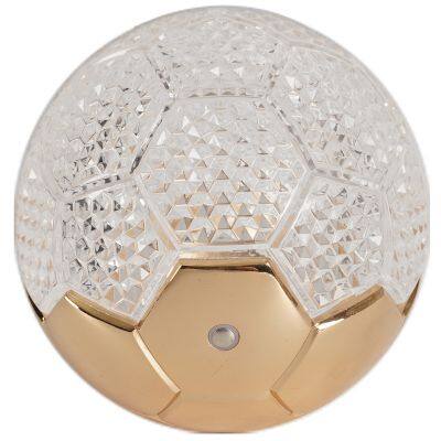 Led Table Lamp Bedroom Football Light Creative Acrylic USB Charging Night Light