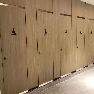 Top quality commercial urinal partition hpl public toilet door