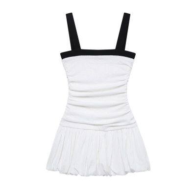 Nuevo vestido de primavera 2025 para mujeres, de cuerpo ajustado, delgado, casual con tirantes, estilo de ligero aroma y versátil