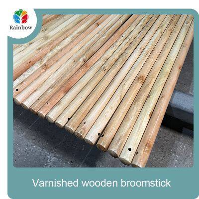 Wholesale Broom Handle Wooden Wood Brush Stick Wooden Broom Handle photo-2