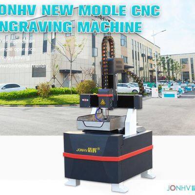 JONHV Small Cast Iron 3 axis Cnc Engraving Cuting Machine for Soft Metal Stone Wood Material