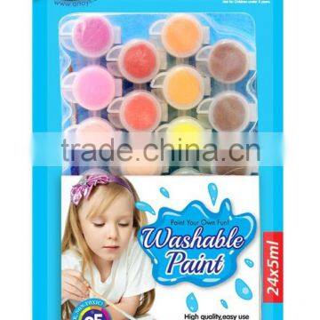 Hot sale and high quality 24ct Washable Paint A0361 ,colorful