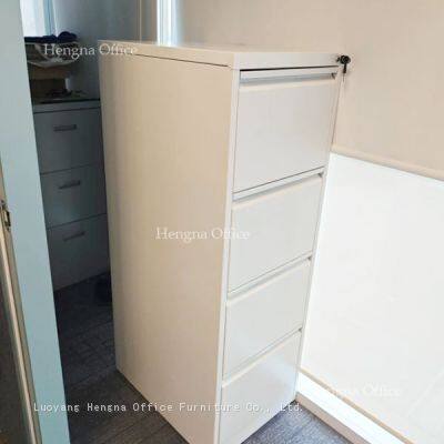 Space-Saving Vertical Card Filing Cabinet - Durable Steel, Easy-to-Use Handles, for Schools and Governments