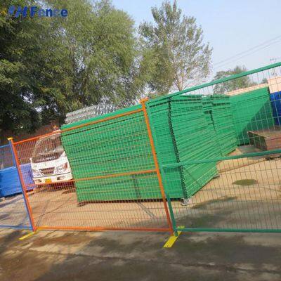 Wholesale Security Hight Quality 6ftx10ft Galvanized & Powder Coated Temporary Fence Canada Construction Site Temp Fencing photo-6