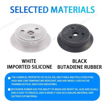 ZP-32~150HS/N Series Silicone/Rubber Vacuum Cup SMC Brand Perfect Alternative Product Heavy-duty Single-story for Handling Glass and Steel Plates photo-2