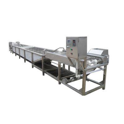 Машина для мытья, очистки, бланширования, соковыжимания, нарезки и полировки моркови