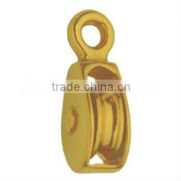 Brass Rigid Single Pulley