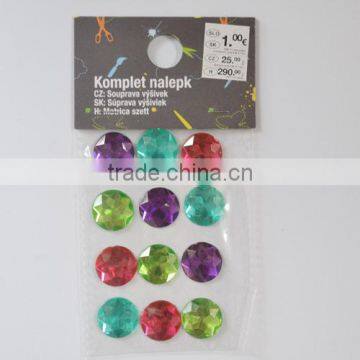 Stick On Self Adhesive Clear Gems Star Acrylic Sticker Crystal Sticker photo-5