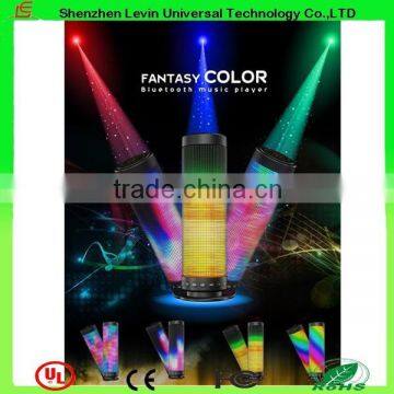 2015 Patened Product 10W Hand-free Lithium Battery Built-in Microphone Colorful Mini Wireless 4.0 Bluetooth PC Speaker