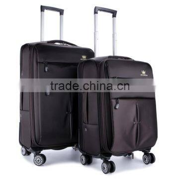 Durable and strong nylon trolley luggage