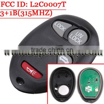 Best quality 3+1 button Replacement Keyless Entry Remote Key Fob for Buick GM L2C0007T #4