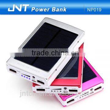 high capacity solar charge Solar power bank with dual USB output NP019