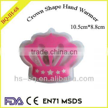 Crown shape reusable heat pack