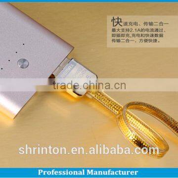 REMAX TPE Copper Core 2.1A 100CM Data and Charge Flat Gold Kingdom Micro Usb Cable photo-4