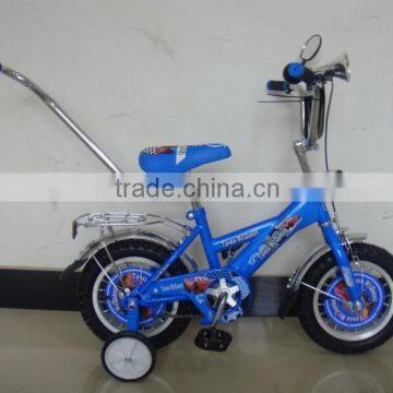 HH-K1290 12inch kid bicycle factory Russia style with push bar and high quality good price