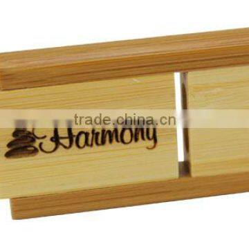 Wholesale Swivel Wood USB Card, USB 2.0 Flash Drive