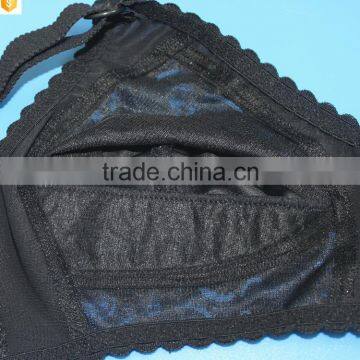 Trade Assurance Deep Black Sheer Brassier photo-4