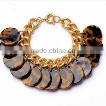 2015 new punk fashion leopard ambel bracelet brand jewelry Popular bracelets bangles Luxury Party perfume women pulsera oso