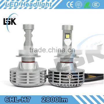 High quality CE, RoHS, ISO9001 25W 3000LM car LED headlight kit 3000K, 4300K, 6500K, 8000K, 10000Kcolors changeable car led ligh