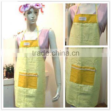 Custom Logo 100% Cotton Cooking Apron "cottonapron "