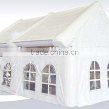 Big white inflatable tent