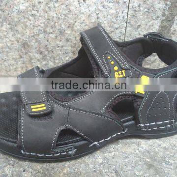 black fashion desigh for men sandal shoes