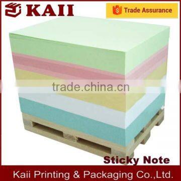 CMYK sticky note,shrink wrapping combination sticky note memo pad
