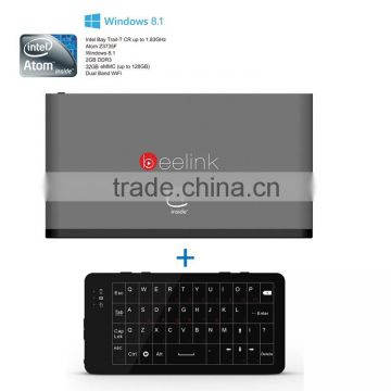 Slim design BT 4.0 desktop mini computer, low cost mini computer, Beelink Windows 8 micro pc