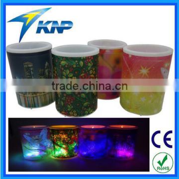 Christmas Holiday RGB Colorful LED Candle Light