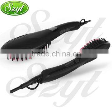 LCD Hair straightening brush beauty star hair comb