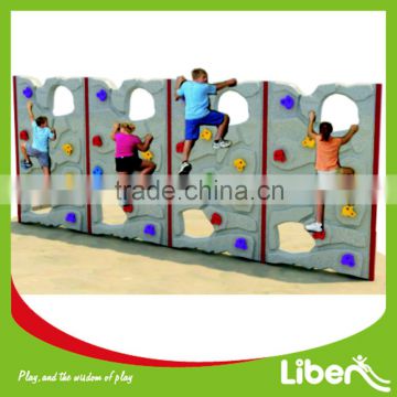 Outdoor Plastic Play Ground Backyard Rock Climbing Wall for Children