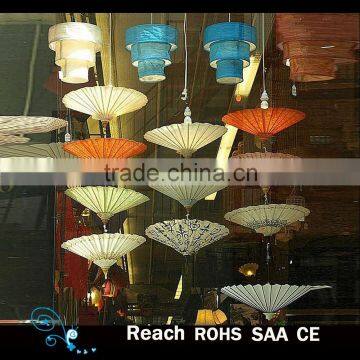 Chinese style hand make led paper umbrella, lantern for spring decoration