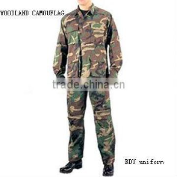 Woodland camouflage military Uniform